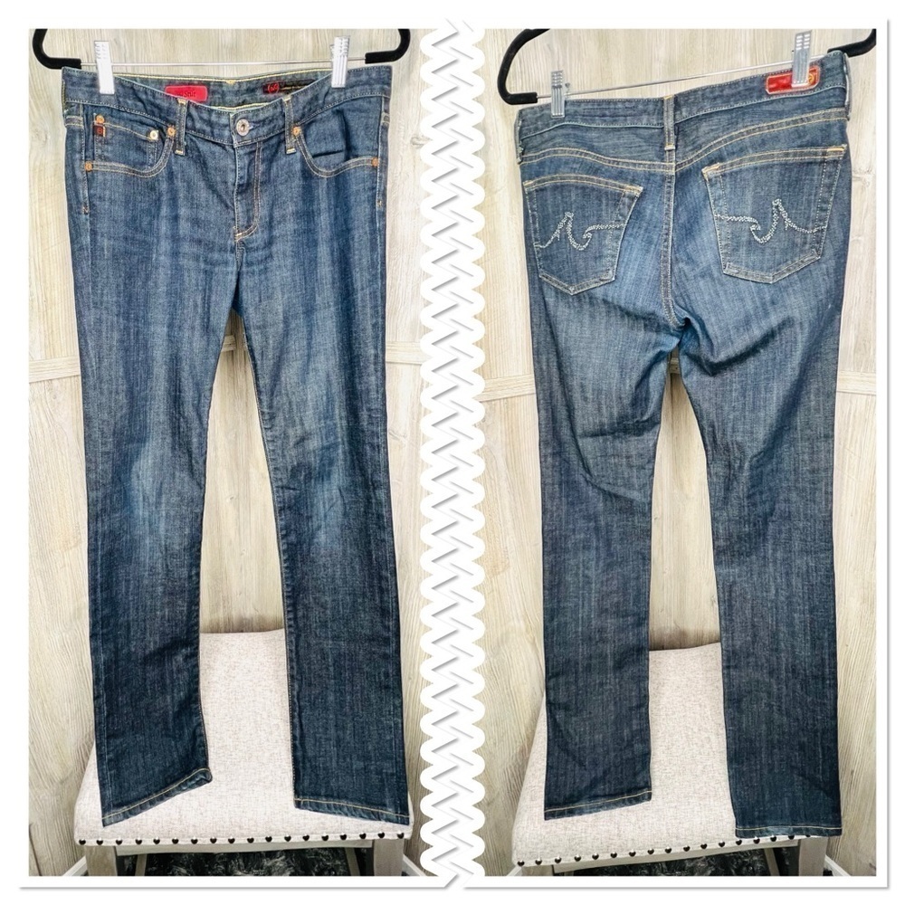 AG The Stilt Dark Wash Denim Jeans
